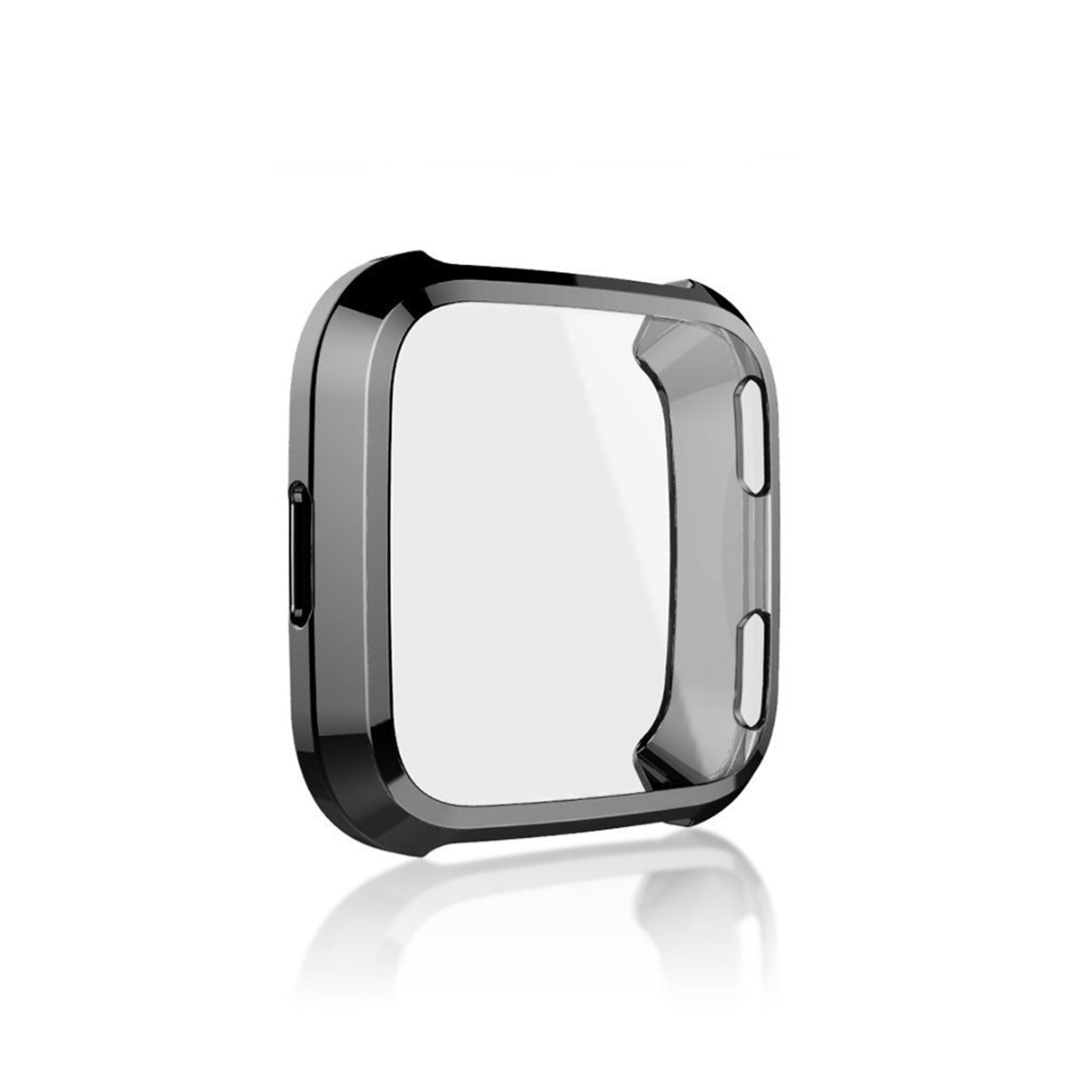 Watches Screen Protector Case For Fitbit Versa Full Frame Case Cover Slim TPU Replacement Watch Accessories For Versa Shell