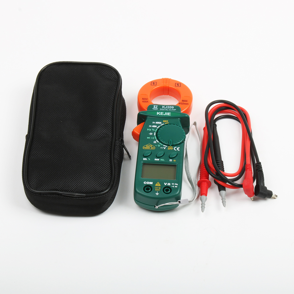 KJ209 small DC AC digital clamp meter portable pocket DC AC Clamp ammeters MULTIMETER