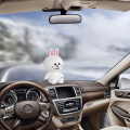 Car Ornaments Cute Rabbit Figure Doll Lovely Automobiles Interior Dashboard Decoration Toys Cartoon Auto Decor Accessories Gifts