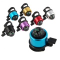 Bicycle Bell Mountain Bike Compass Aluminum Cycling Equipment Accessories Horn Sound Alarm Safe Alloy Clear