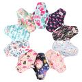 S,M,L,Panty Liner Cloth Menstrual Pad,Bamboo Charcoal Mama Cloth Menstrual Sanitary Reusable Washable with 1 bag