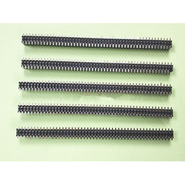 SMT 1.27mm 1.27 Pin Header Socket Double Row Female 2*11p SMD PCB Board Connector Pinheader Plastic height 2.0mm 3.4mm
