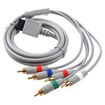 New RCA component YPbPr audio video AV cable 1.7 m for the Nintendo Wii
