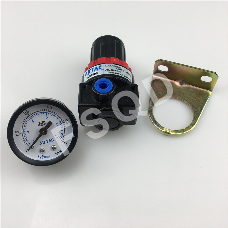 AR2000 AR1500 Airtac Pneumatic mini air pressure regulator air treatment units