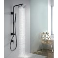 Matte Black Exposed Shower Set with Separate Valve