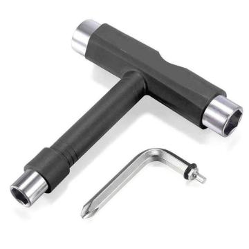 Professional All-in-one T-type Skate Tool Screwdriver Socket Multi-functional Skateboard Adjusting T-tool NEW!