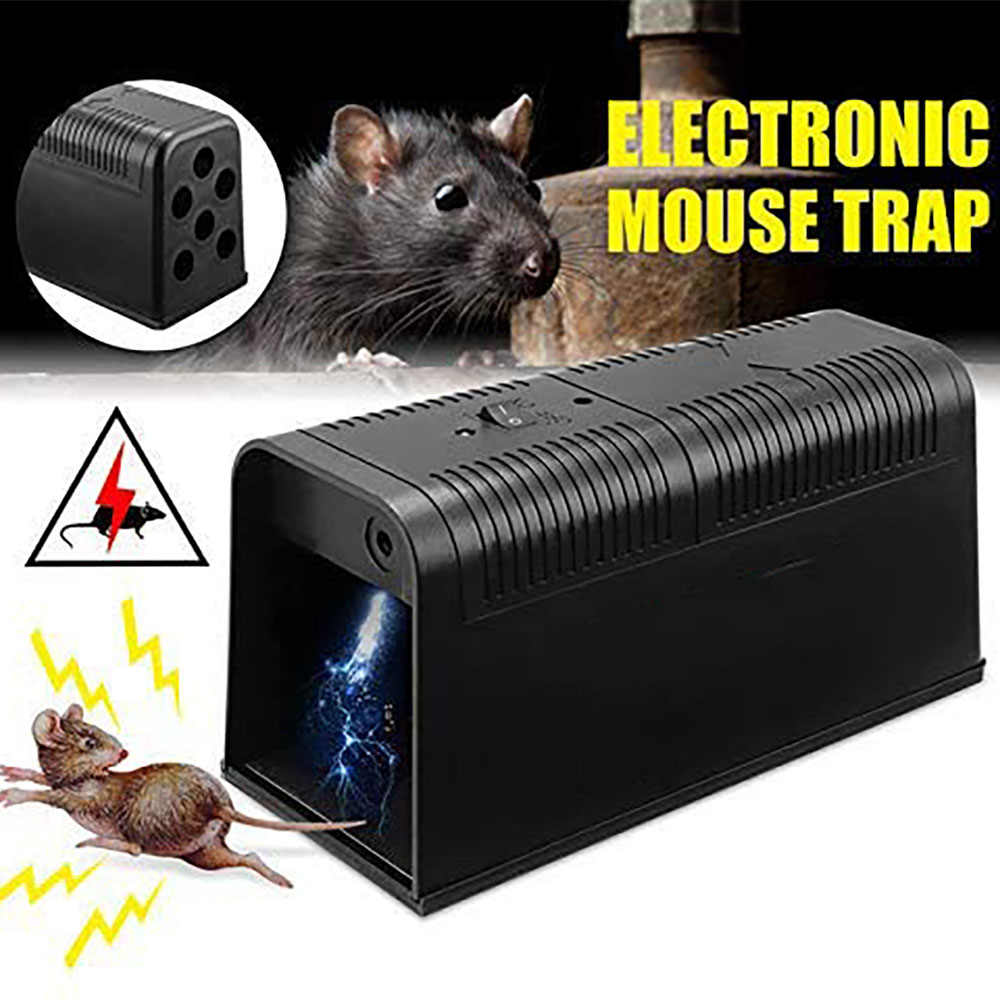 Eeusable Electric Rat Traps Trap Killer Mice Rodent Catching Catcher Hige Voltage Animal Pest Control Killing Trap