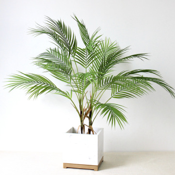 Grade artificial plant Palm leaf artificial fake green plant marriage wedding party Christmas home decoration DIY