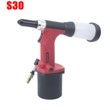 YOUSAILING S30 High Quality Pneumatic Blind Riveter Air Rivet Guns Industrial Level Vacuum 2.4-4.8mm Red Color