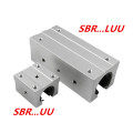 SBR16 SBR20 linear rail set + 3 ballscrew SFU1605+BK/BF12 + nut housing + couplers+SBR blocks for CNC router/Milling Machine