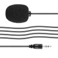 Newest Portable External 3.5mm Hands-free Mini Wired Clip-on Lapel Lavalier Microphone For PC Laptop