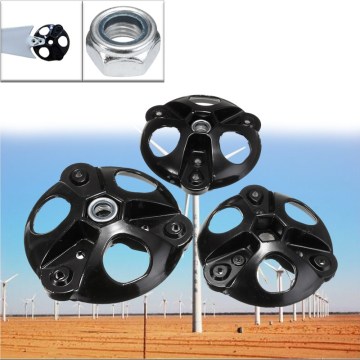 3 Vanes Blades S/M/M2 Wind Turbines Hub Generator Thick Wheel Hub Accessorie High Grade Steel Wheel Hub