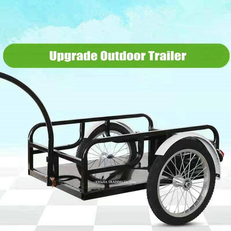 New Arrival Utility Outdoor Bicycle Trailer, Cycling Luggage Shopping Cart Carrier, Two Wheel Cargo Trolley