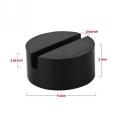 Vehicle Universal Floor Jack Disk Pad Adapter Rubber Blanket for Pinch Weld Side Rail Stand