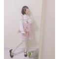 2019 Spring Women's New Japanese Fresh Cherry Kawaii Strap Dress Sweet Lolita Student Dress