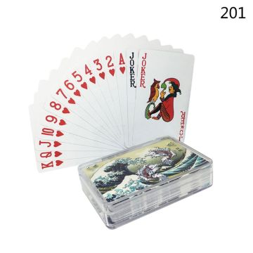 PVC Waterproof Plastic Playing Card Family Party Board Game Blackjack Poker Card Bar KTV Magic Poker