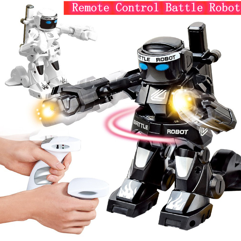 RC Battle Fighting Robot Remote Control Body Sense Control Smart robot with Simulaiton Music Sound intelligent Educational Toys