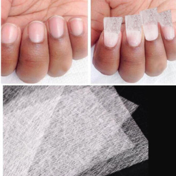 Nail Art Fiberglass For UV Gel DIY Nails White Acrylic Nail Extension Tips With Scraper DIY Nail Spa Tools