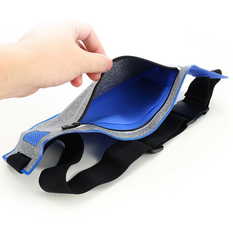 Portable professional running belt sports belt mobile phone men and women invisible pockets fitness bag running pockets