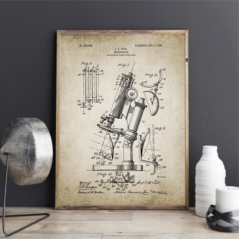 Chemical Element Vintage Posters Print Science Wall Art Pictures Periodic Table Chemistry Art Canvas Painting Laboratory Decor