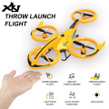 2020 New H853 RC Drone Quadcopter Stunt Remote Control Indoor frog Leaping Flight Flip Throw Launch Flight Helicopter Kids Toy