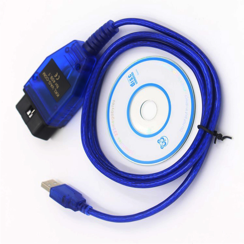 Beyisi VAG-COM 409.1 Vag Com 409Com vag 409.1 kkl OBD2 USB Diagnostic Cable Scanner Interface For VW Audi Seat Volkswagen Skoda