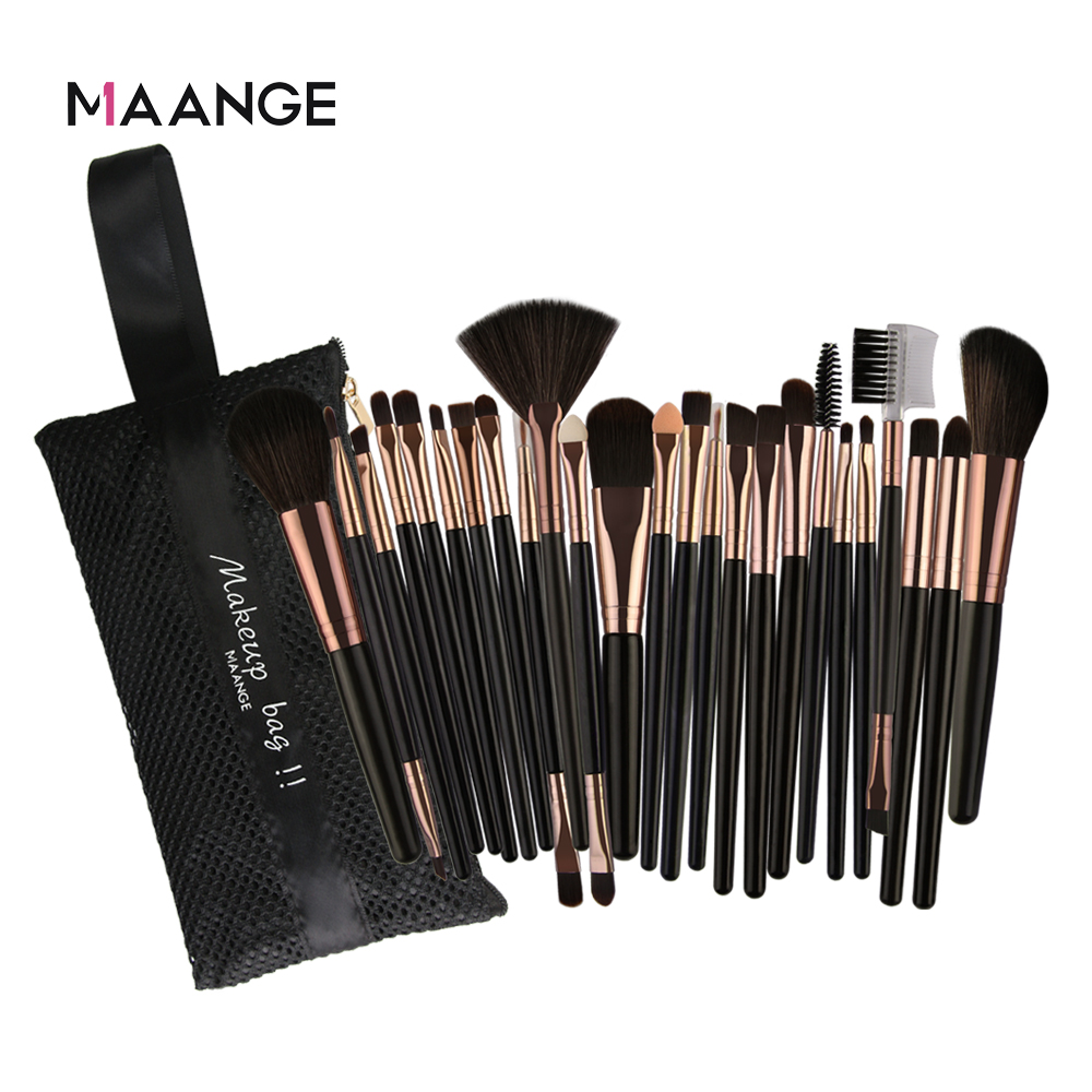 MAANGE Makeup Brushes Set Professional 6-30Pcs Cosmetic Powder Eye Shadow Foundation Blush Blending Make Up Brush Maquiagem Hot