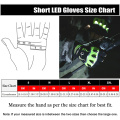 Outdoor Rechargeable LED Flashlight Gloves for Cycling Biking Running Fishing Motorcycle Hunting