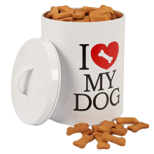 Large Pet Food Metal Canister