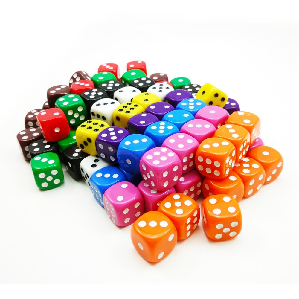 Pipped D6 Board Game Dice 16mm