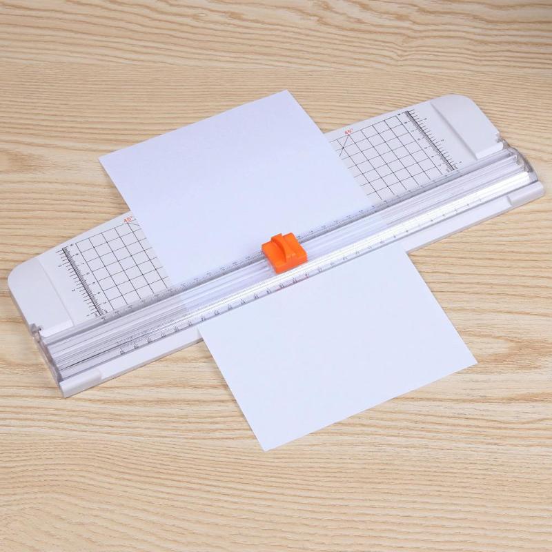 Portable A4 Paper Trimmer Precision Paper Cutter Plastic Cutting Machine Office Labels Photo Cutting Mat Machine DIY Craft
