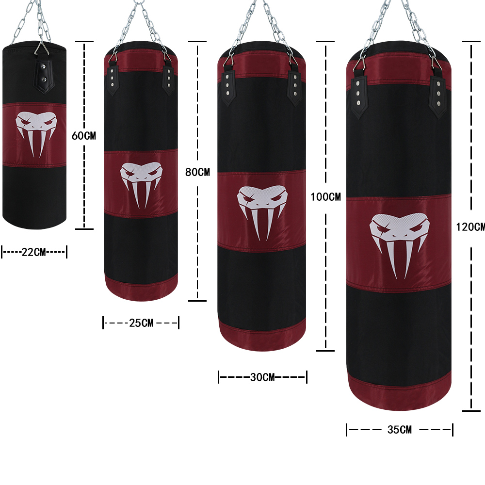 SOTF Boxing Sand Bag Empty Punching Bag Taekwondo Kickboxing mma Equipment Martial Arts Hanging Kick Muay Thai Boxer Training