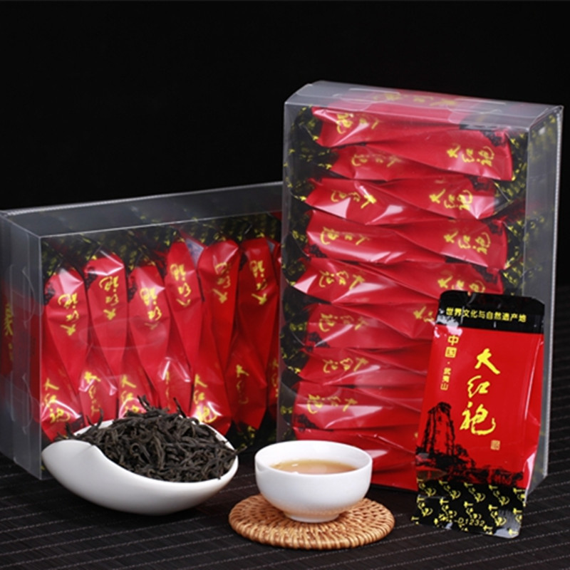 China Wuyi Oolong tea DaHongPao tea Outer packaging May Changed 7g/ bag total 20 bags Shui Xian Rou Gui Da Hong Pao tea
