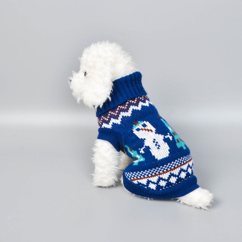 Pet Clothes Turtleneck Small Dog Sweater Winter pet coat Pet Cat Dog Costume Knitwear for Small Medium Large Dogs