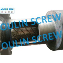 Bimetallic High Speed Screw and Cylinder with Spiral Slots, Cooling Jacket