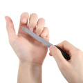 Mayitr 5pcs Plastic Handle Metal Double Sided Nail Files Pro Nail File DIY Manicure Pedicure Tool