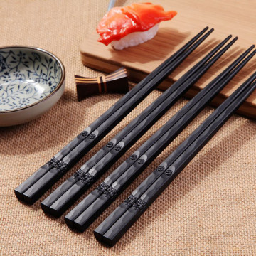 2 Pairs Alloy Japanese chopsticks Alloy Non-Slip Sushi Food sticks Chop Sticks Chinese Gift Practical chopsticks