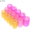 15pcs/set 3 Sizes Hairdressing Self-Adhesive Hair Curler Rollers Home Use DIY Magic Styling Roller Roll Curler Beauty Tools