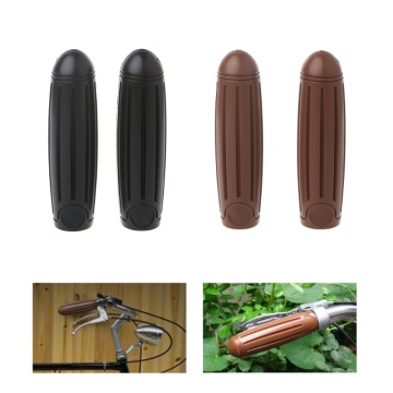 2Pcs Bicycle Handlebar Sleeves Retro Style Comfortable Bike Cover Grips Fix Gear