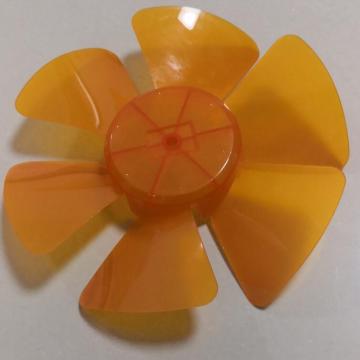 Orange Color Plastic fan blade for 10 inches Table Fan Parts 8mm central hole 23cm diameter