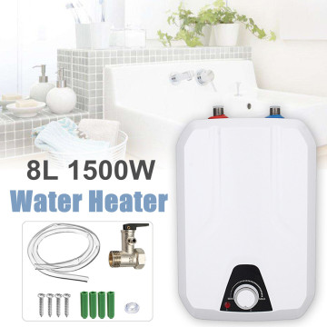 8L 1500W Home Electric Tankless Hot Water Heater Instant Heating System Instantaneous Water Heater Hot Shower Fast Heating