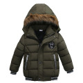 Autumn Winter Baby Cotton Girls Coats and Jackets Fashion Baby Warm Hooded Kids Boy Jackets Outwear Clothes