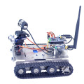 GFS WiFi Bluetooth Smart Robot Tank Car Kit Support Graphical Programming For Raspberry Pi4 2G Line Patrol Obstacle Avoidance
