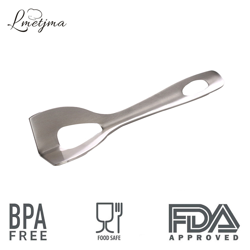 LMETJMA Stainless Steel Cheese Cutter Slicer Food Grade Cheese Butter Cutter Cake Spatula Cheese Tools PYKC0004