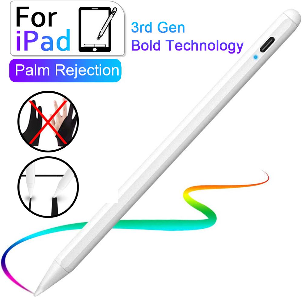For Apple pencil iPad Palm Rejection Stylus Pen For iPad Pro 3rd 6th 2018 7th Gen Mnin 5th 2019 air 3rd Gen For Apple pencil