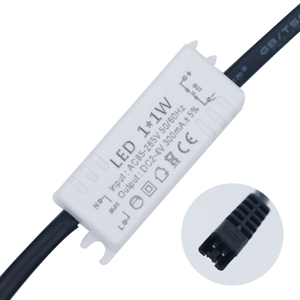 LED Driver DC2-4V 1*1W 1*3W 300mA 600mA Power Supply Light Transformers for LED Downlight Lighting AC85-265V