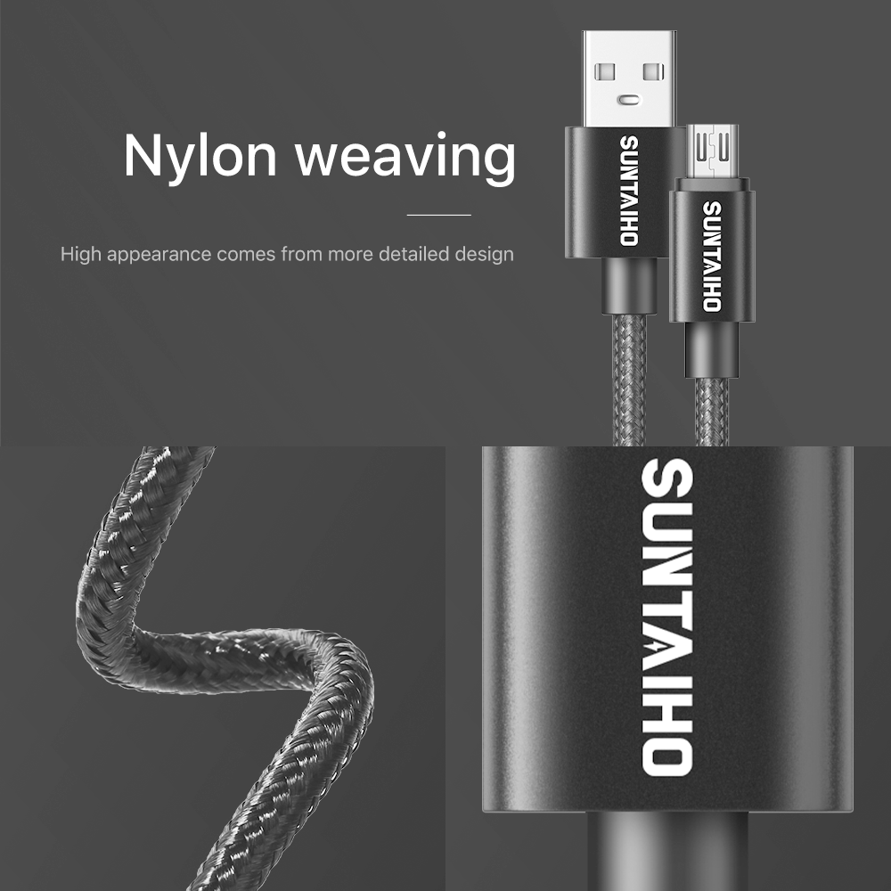 1m 2m 3m Android Micro USB Cable Fast Charging Data Cable for Xiaomi Redmi 4X Samsung S7 S6 J7 PS4 Mobile Phone Microusb Charger
