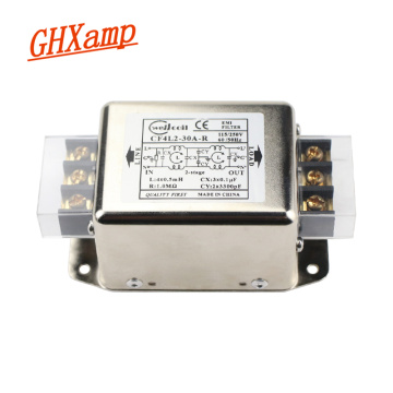 Ghxamp EMI Filter Power Supply Board 10A 20A 30A Enhanced EMI Terminal Block Filter For Audio Amplifier Anti-interference 1PC