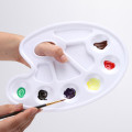 Student Oil Painting Pallet Drawing Tray Color Palette Art Paint Plastic Painting Tools Student stationery