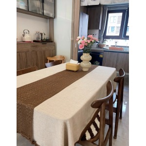 Japanese Linen Tablecloth Fresh Healing Style